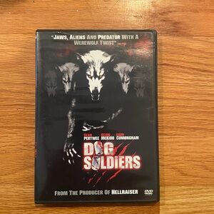 Dog Soldiers DVD, 2002 movie VG condition (excepting tiny mark in plastic cover)